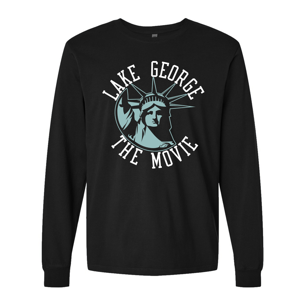 Lake George - Long Sleeve Tee - Black - Front Only
