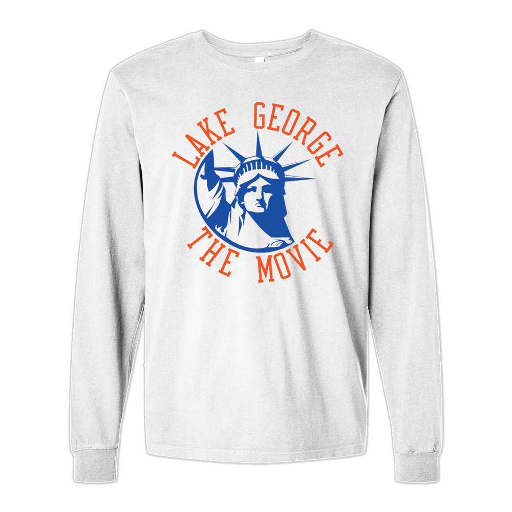 Lake George - Long Sleeve Tee - White - Front Only