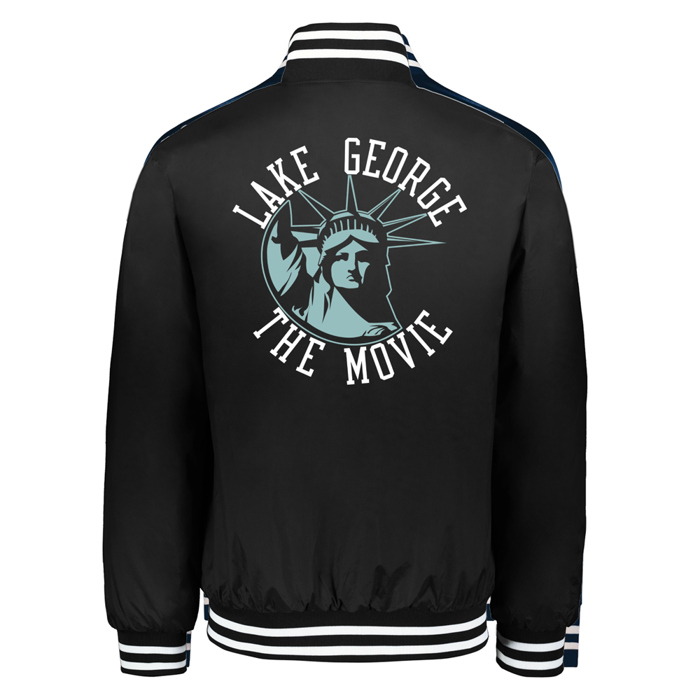 Lake George Varsity Jacket - Black