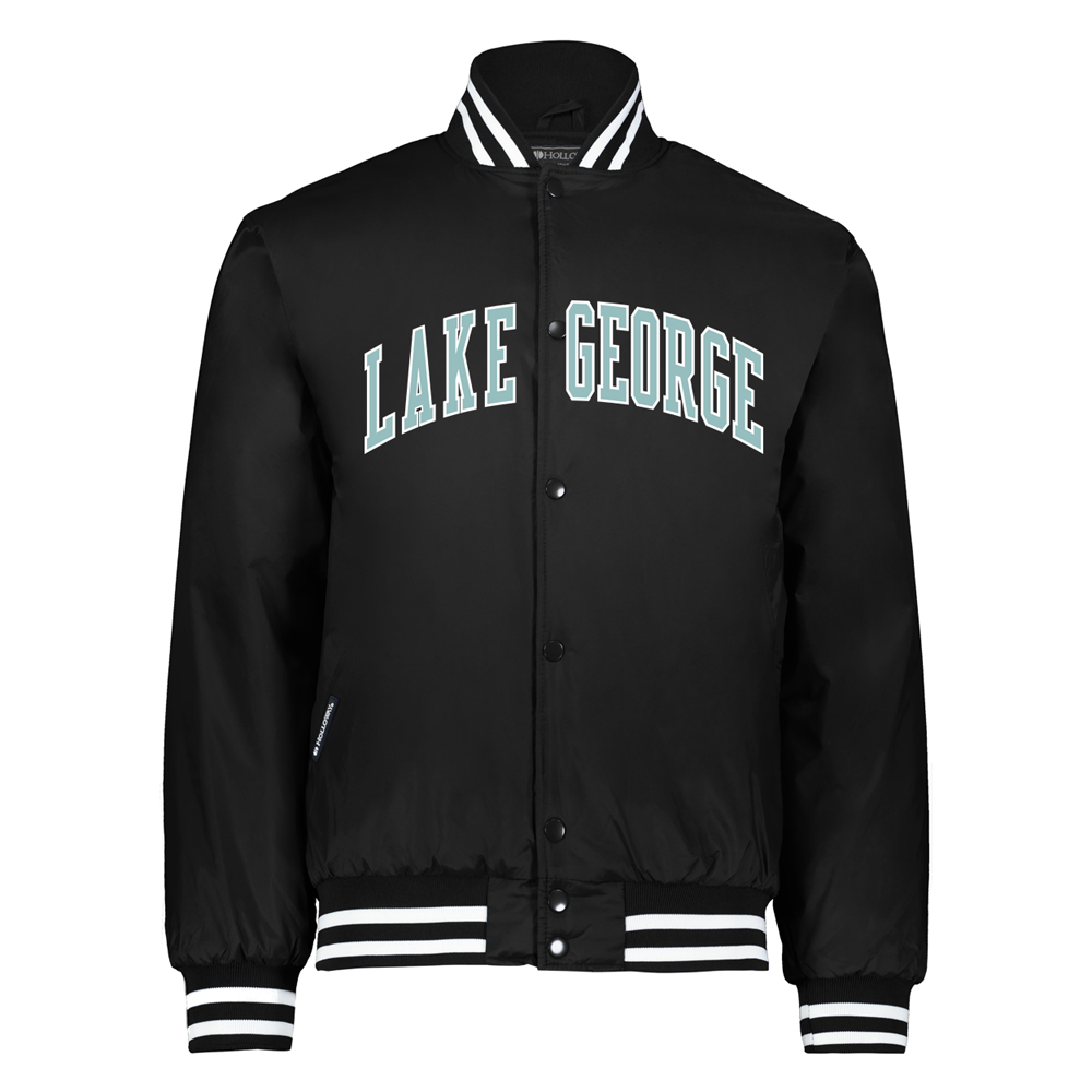 Lake George Varsity Jacket - Black