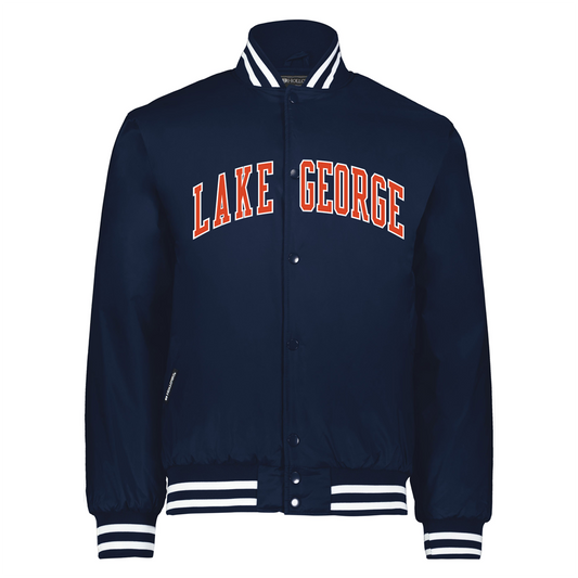 Lake George Varsity Jacket - Navy