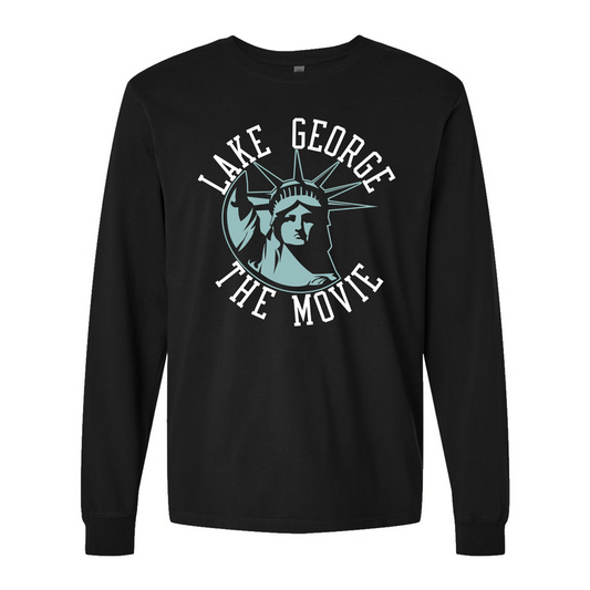 Lake George - Long Sleeve Tee - Black - Front Only