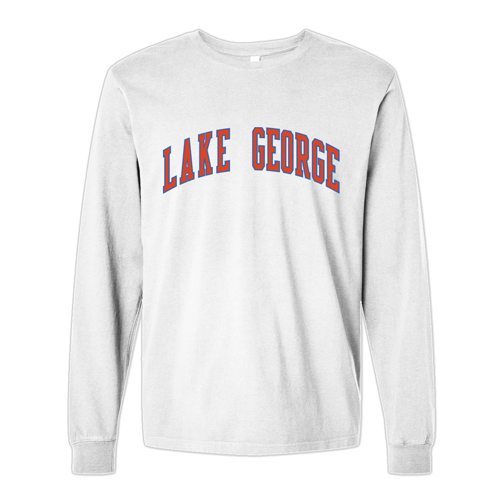 Lake George - Long Sleeve Tee - White