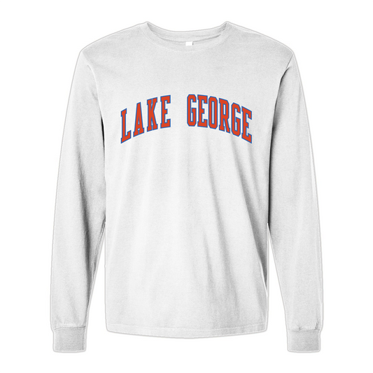 Lake George - Long Sleeve Tee - White