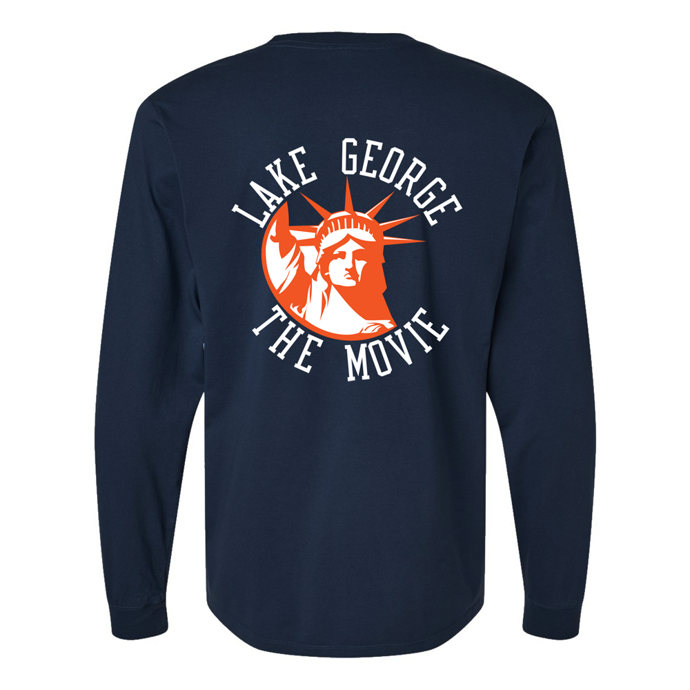 Lake George - Long Sleeve Tee - Navy Blue
