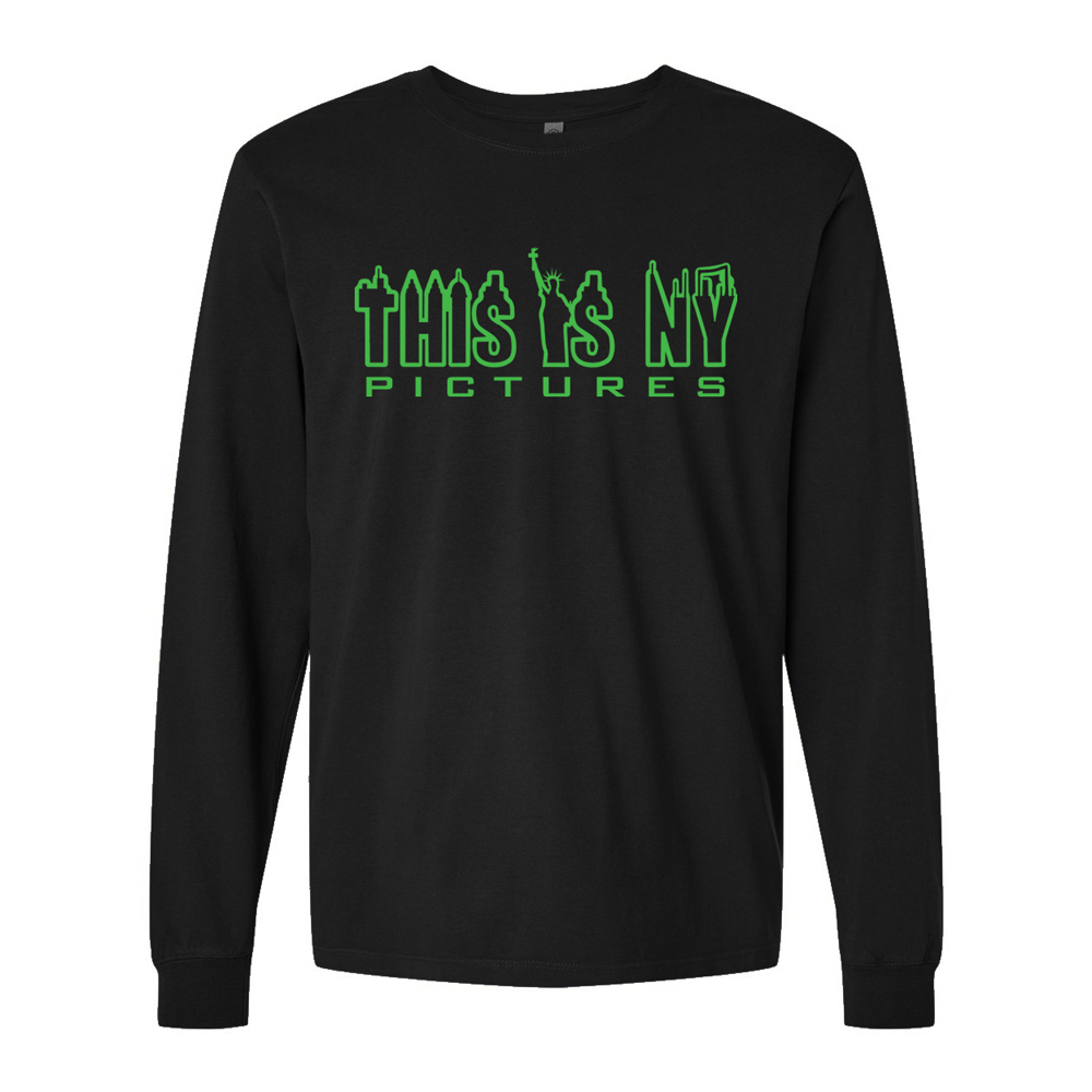 This is NY Pictures - Long Sleeve Tee - Black