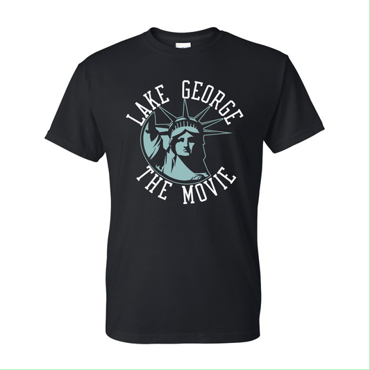 Lake George T-Shirt - Black - Front Only