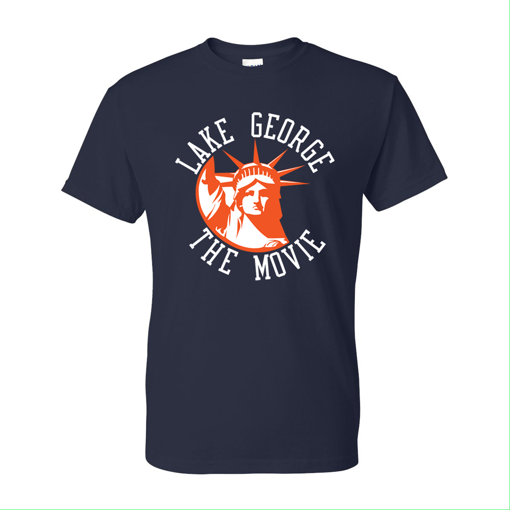 Lake George T-Shirt - Navy Blue - Front Only