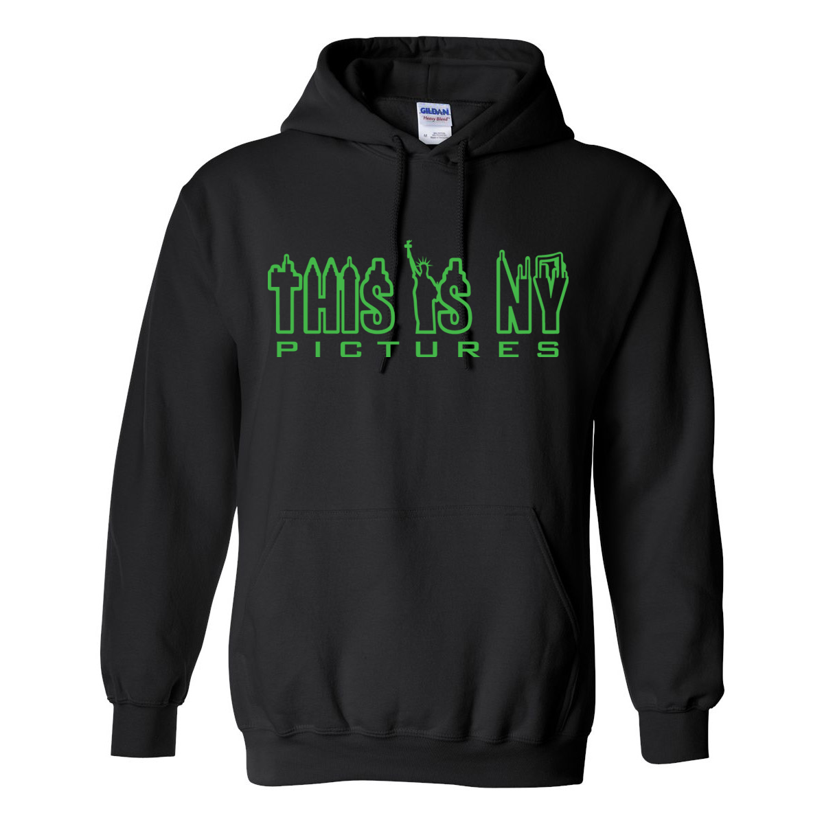 This is NY Pictures Hoodie - Black